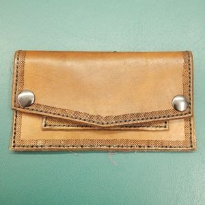 Hand made leather wallet